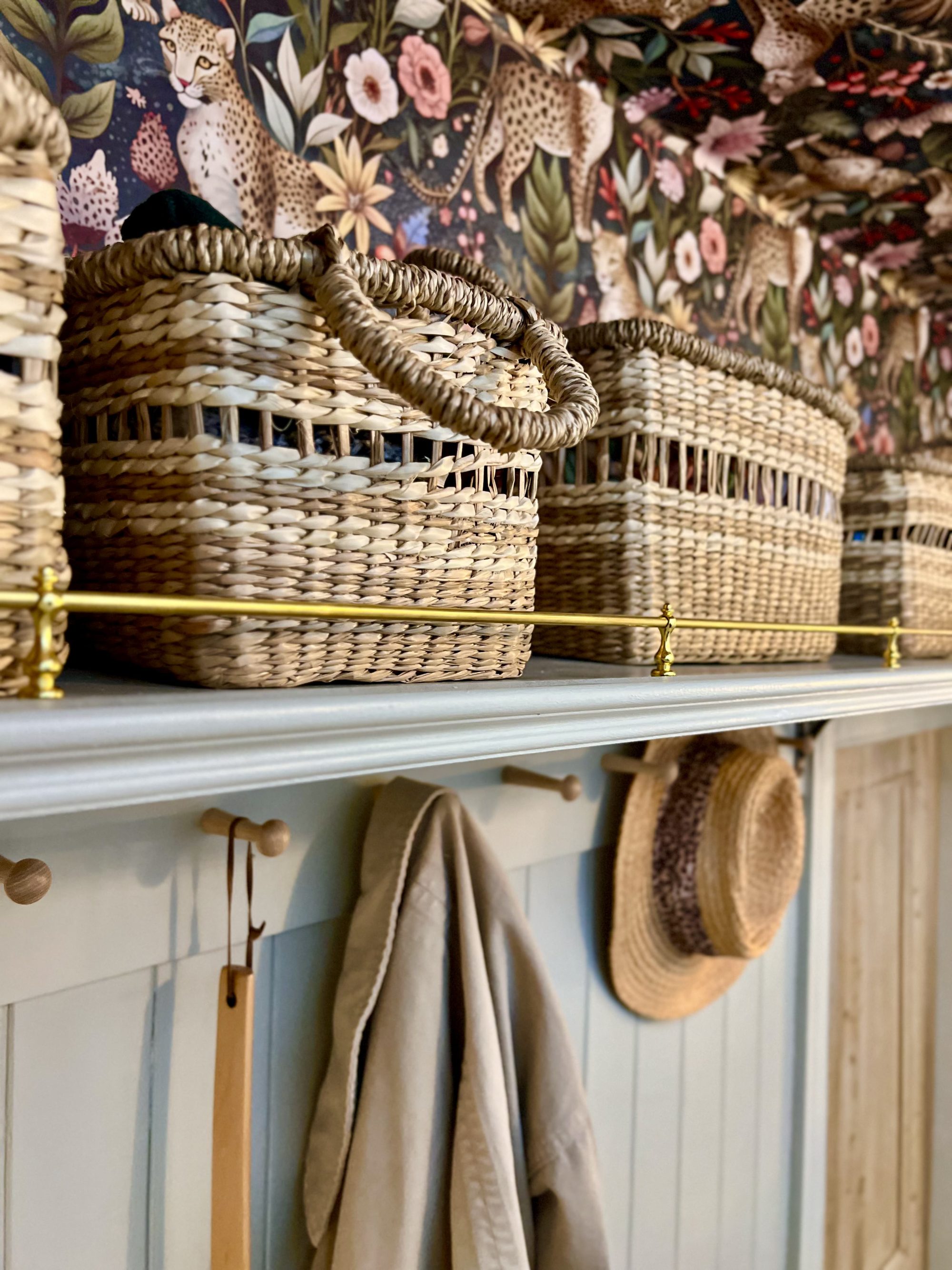 Victorian Townhouse Renovation Shelf Storage Solution Gallery Rail Hack