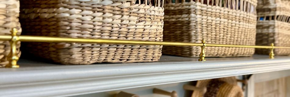 Victorian Townhouse Renovation Shelf Storage Solution Gallery Rail Hack